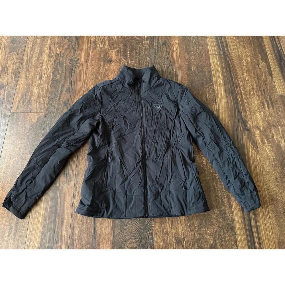 NEW ROSSIGNOL RLMWJ17-200 WOMENS OPSIDE SKI JACKET PASTEL BLACK SIZE Large